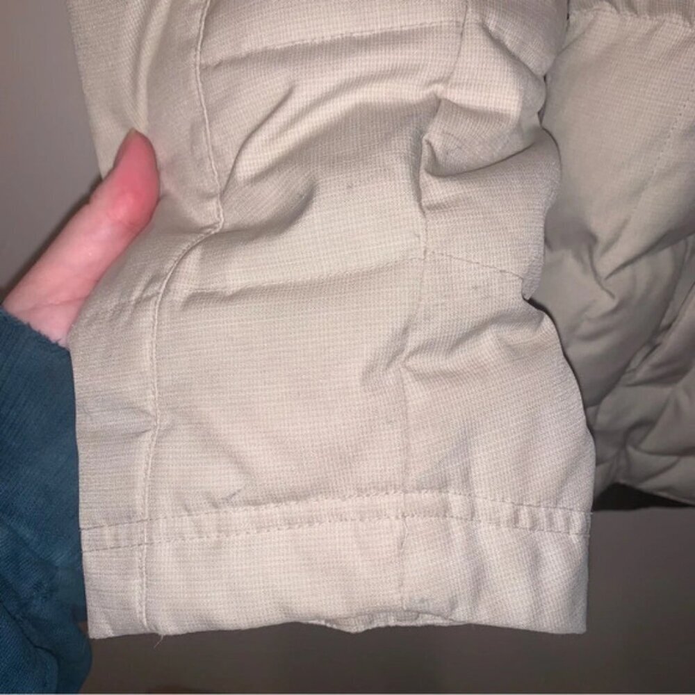 Sorel Cream Brown Winter Hooded Jacket Down Filled S - Picture 10 of 13